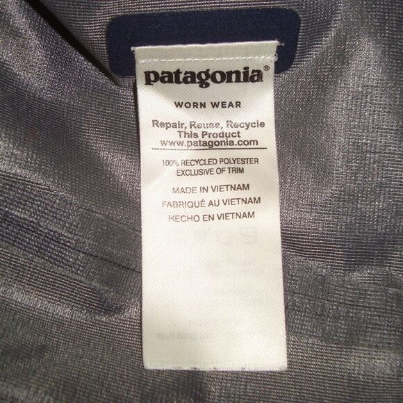 Patagonia Worn Wear M's Cloud Ridge Jacket Mens Navy 83675 Waterproof - Picture 12 of 13